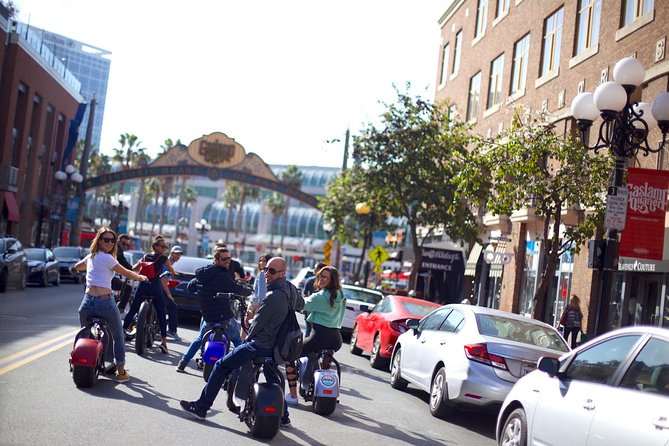 1Hr GPS Self Guided Scooter Tour: Harbor/Gaslamp Quarter - Little Italy Drive-Through: The Quick-Start San Diego Flavor