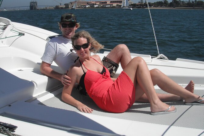 2.5-Hour Small-Group Catamaran Sunset Sail with Drinks - Downtown Waterfront and the Coronado Bridge Area
