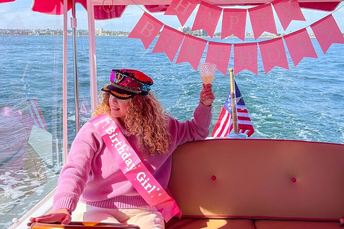 2-Hour Private Pink Bachelorette Boat Cruise in San Diego Bay - Key highlights