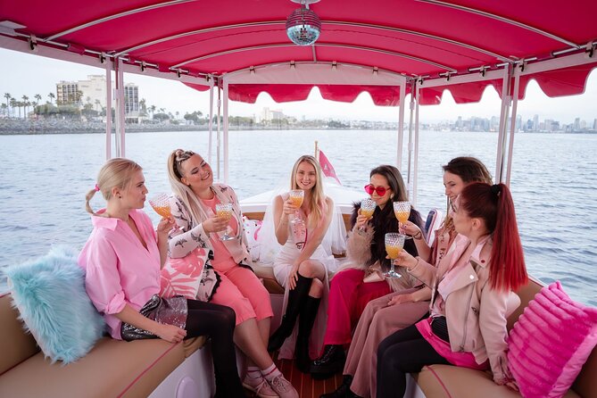 2-Hour Private Pink Bachelorette Boat Cruise in San Diego Bay - Where You Board at H&M Landing on Shelter Island