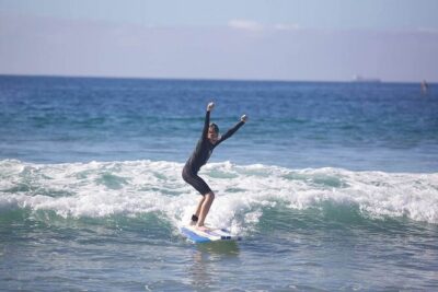 2-Hour Private Surf Lesson in Carlsbad - Getting suited up and meeting your instructor at 7201 Carlsbad Blvd
