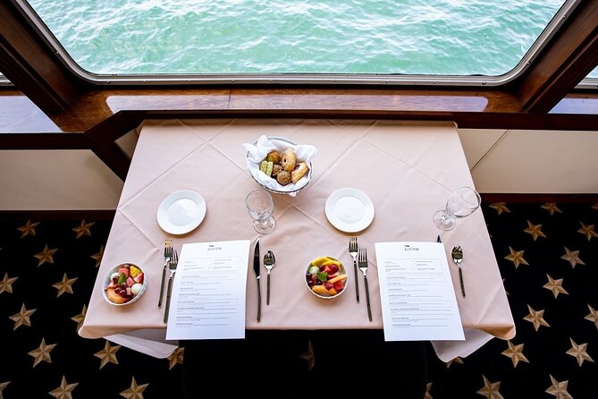 Champagne Brunch Buffet - Music, DJ, and the onboard vibe: fun without needing to dress up