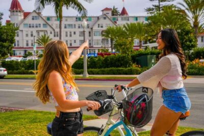 Coronado: Guided Bike Tour - The Route Highlights: Coronado Bridge and the Hotel del Coronado