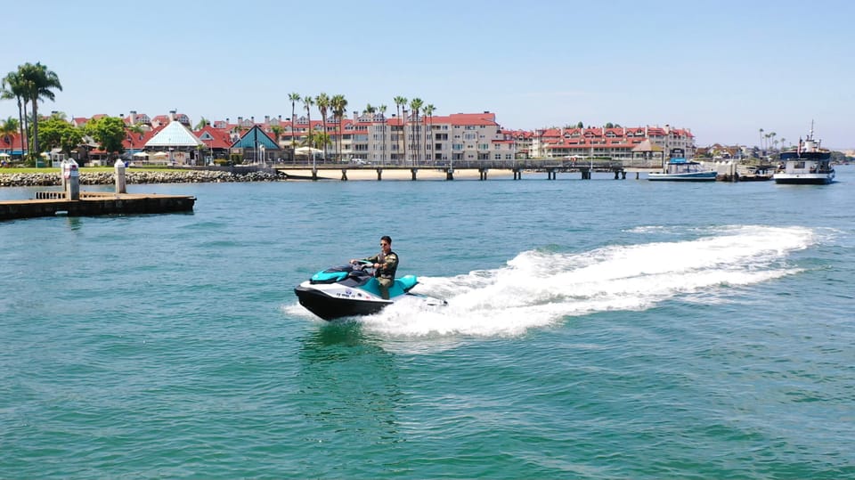 Coronado: San Diego Bay Jetski Rental - Where the jetski ride starts: Coronado Ferry Landing Park