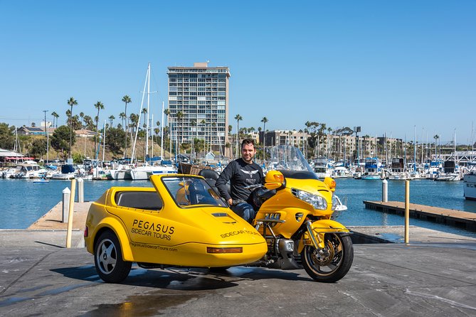 Downtown to Balboa Park Tour - USS Midway and the Unconditional Surrender Statue: harbor landmarks on the route