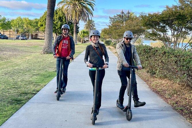 Electric Scooter Waterfront Tour with Pictures - Spanish Landing to Downtown: Short Stops, Good Photo Angles
