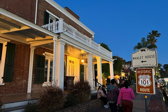 Ghosts of San Diego Walking Tour - Stop 2: the Whaley House Museum area and the poltergeist portal rumor