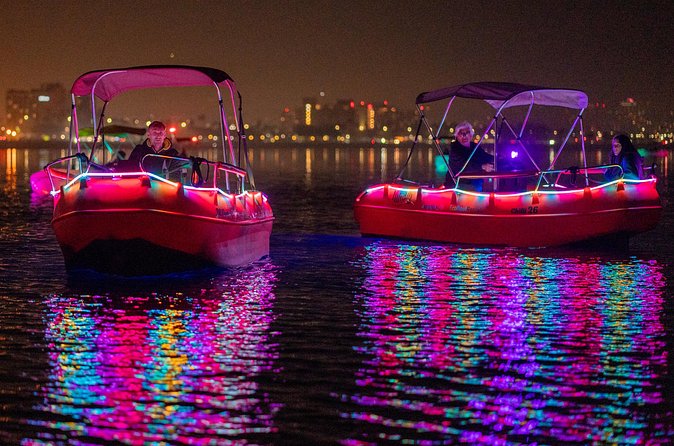 Glow Electric Boat night date experience in San Diego Bay - Electric vs. Pedal: Why the Pace Feels Different