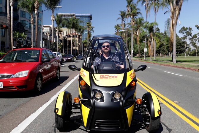 GPS Talking Electric GoCar: 2 Hour Coronado Tour - Coronado Island shopping and restaurant cruising