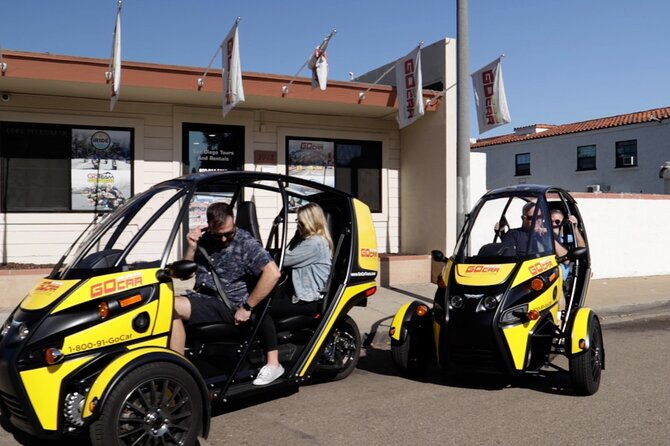 GPS Talking Electric GoCar: 2 Hour Coronado Tour - Starting in Old Town at 3918 Mason St