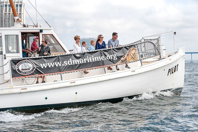 Historic Bay Cruise Aboard 1914 Pilot boat with General Admission - North Island and the carriers: the big-scope view that changes your mental map