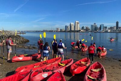 San Diego Bay 1.5-Hour Guided Kayak Tour in Coronado - Stop 1: Coronado Bridge From Paddle Level