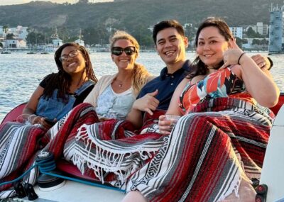 San Diego Bay: 2.5 hour Pure Catamaran Sailing Cruise - Finding Sun Road Marina on Harbor Island (easy once you know the landmark)