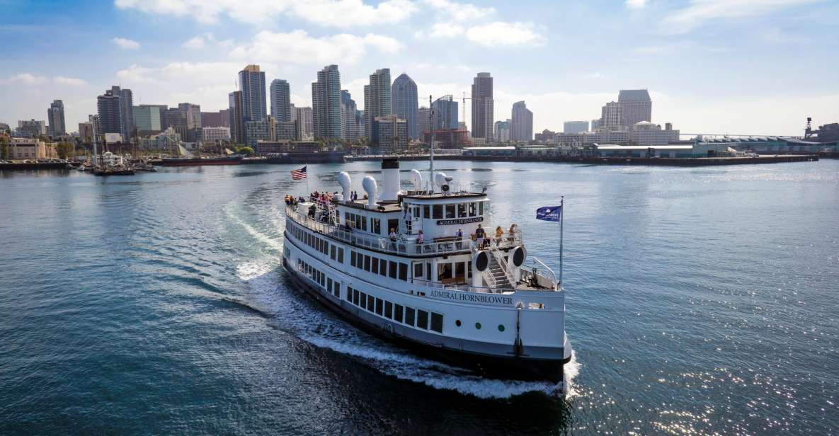San Diego: Bay Sights and Sips Sunset Cruise - What you’ll see: warships, Coronado Bridge, and Seaport Village