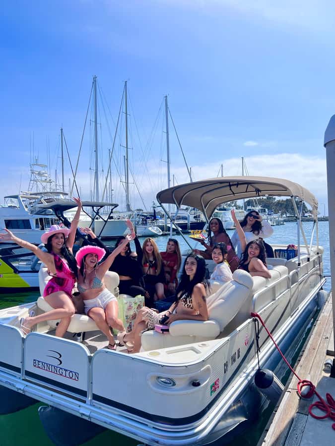 San Diego: Bennington Luxury Pontoon Rental - Coronado Bridge to Downtown Skyline: Where the Best Views Come From
