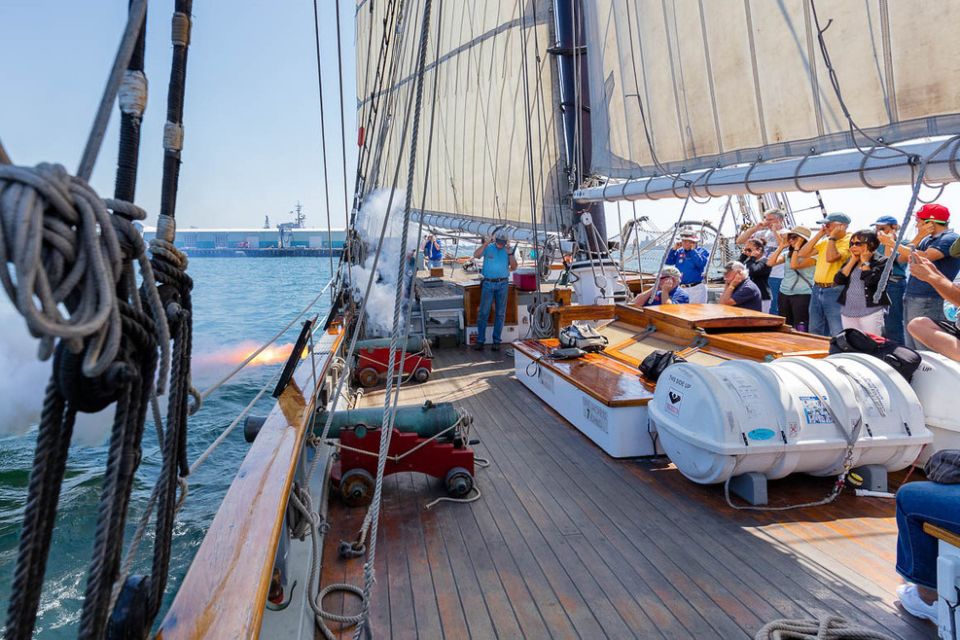 San Diego: Californian Tall Ship Sailing and Maritime Museum - Sailing the schooner Californian: what 4 hours really feels like