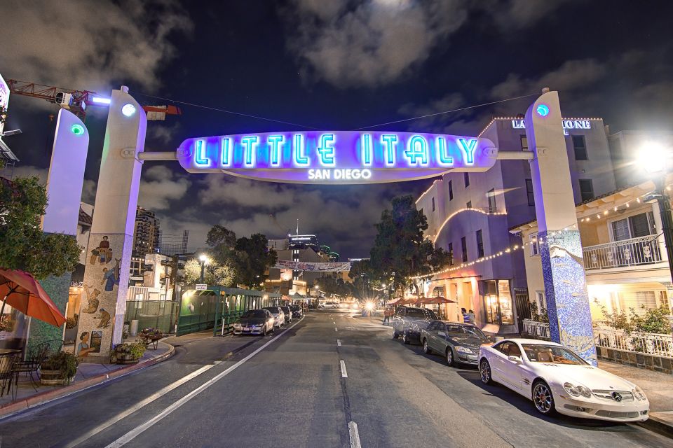 San Diego: City Lights Night Trolley Tour - Balboa Park After Dark: Buildings, Fountains, and Statues in Glow Mode