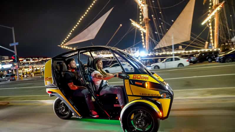 San Diego: Coronado Island Electric GoCar Night Tour - What makes this route feel special: light show, bridge crossing, and Tijuana hints
