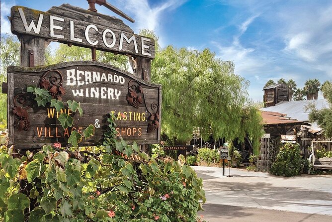 San Diego County Wine Tour (Private) - Key things to know before you go
