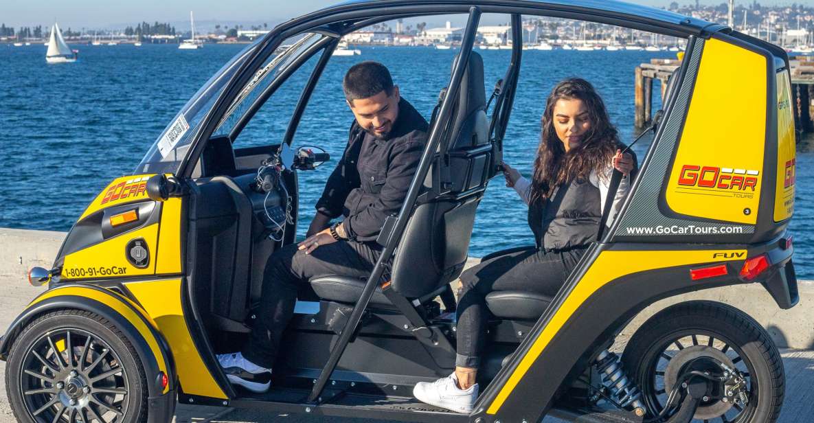 San Diego: Downtown Electric GoCar Rental - Maritime Museum, USS Midway, and Seaport Village: water views and quick scenic wins