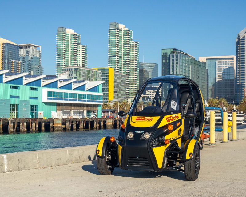 San Diego: Downtown Electric GoCar Rental - Rose Garden and San Diego Zoo: a change of pace before Hillcrest
