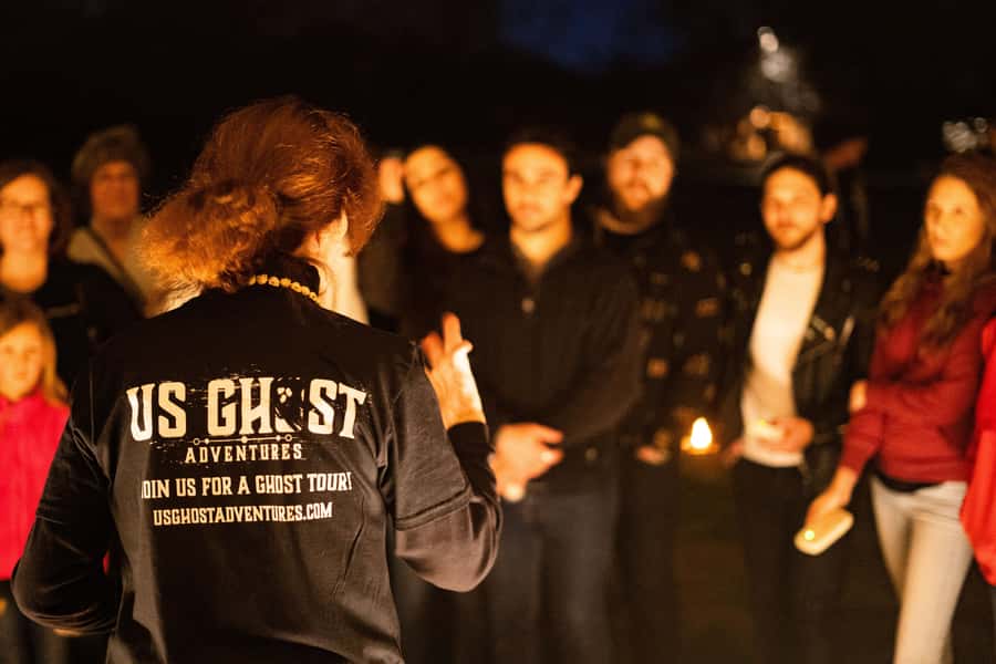 San Diego: Gaslamp Quarter Ghosts and Crime Walking Tour - Meet your lantern guide by Balboa Theatre