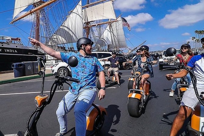 San Diego GPS Guided Scooter Tour: Downtown & Balboa Park Sights - Balboa Park and the Zoo from the road
