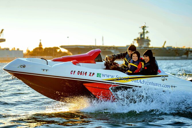 San Diego Harbor Speed Boat Adventure - San Diego Bay From the Captain’s Seat
