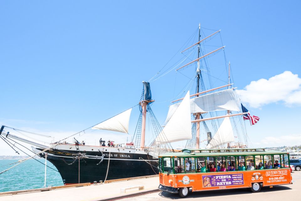 San Diego: Hop-on Hop-off Narrated Trolley Tour - Harbor time at the Maritime Museum and Embarcadero