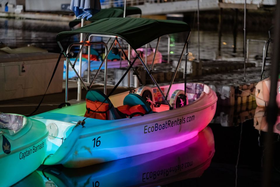San Diego: Night Date Glow Pedal Boat with Downtown Views - Leaving America’s Cup Harbor: The View Moment Starts Early