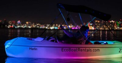 San Diego: Night Date Glow Pedal Boat with Downtown Views - What Happens at Dock #1 (H&M Landing) Before You Cruise