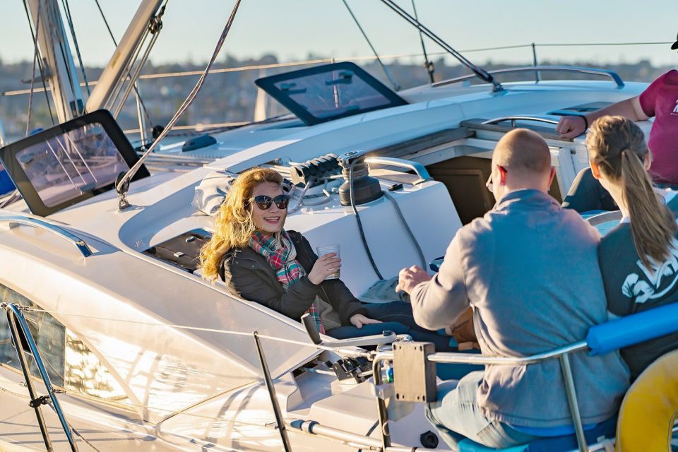 San Diego: Relax on a Morning, Day or Sunset Luxury Sail - San Diego Bay Sights: Maritime Museum, USS Midway, and Downtown Views