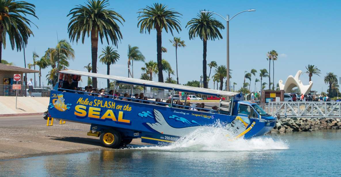 San Diego: SEAL City Tour by Amphibious Bus - Shelter Island seal viewing: where the best chances come from