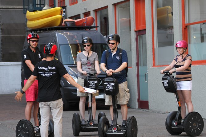 San Diego Segway Tour - Gaslamp Quarter: Victorian blocks, then the iron arch