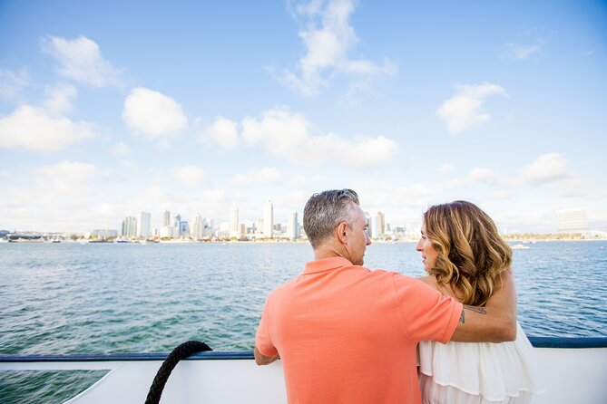 San Diego Sights & Sips: Deluxe Cocktail Sunset Cruise - Included food: displayed appetizers and tray-passed desserts
