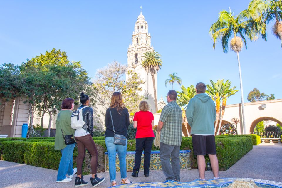 San Diego Walking Tour: Balboa Park with a Local Guide - Moreton Bay fig tree, Morton Bay size brag, and the Junior Theater finish