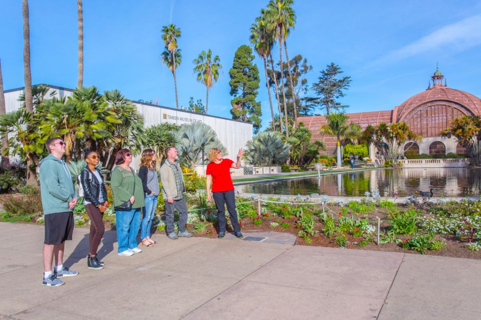 San Diego Walking Tour: Balboa Park with a Local Guide - Botanical Building and the lily pond koi: beauty with wartime purpose
