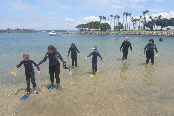 Snorkel San Diego's Mission Bay with a Marine Biologist - Wetsuits, fitness level, and comfort reality checks