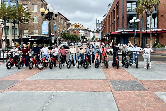 The Early Bird Guided E-Bike Tour in San Diego - Entering the Historic Gaslamp Quarter: classic streets with guided context