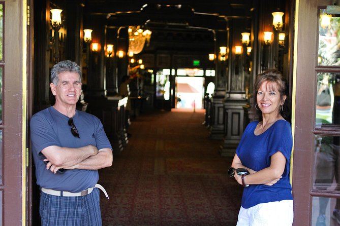 The San Diego Highlights Tour - Coronado Ferry Landing and the waterfront look into downtown