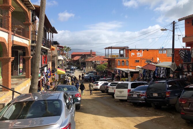 Tour of San Diego>Rosarito >Giant Christ>Puerto Nuevo Lobster - Muelle de Rosarito pier walk and the 100+ year hotel view